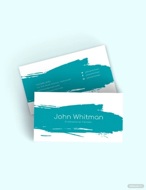 Painter Business Card Template