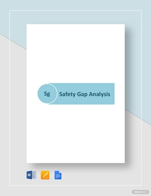 Safety Gap Analysis Template