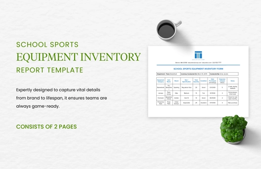School Sports Equipment Inventory Form Template School Sports Equipment Inventory Form Template