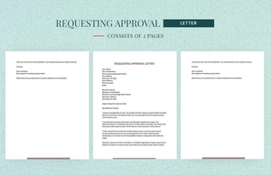Requesting Approval Letter