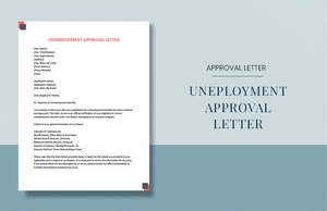 Unemployment Approval Letter
