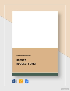 Report Request Form Template