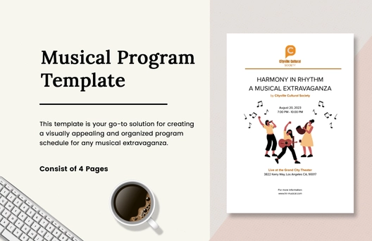 Musical Program Template