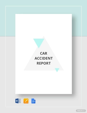 Car Accident Report Template