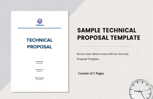 Sample Technical Proposal Template