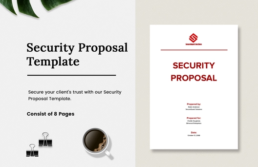 Security Proposal Template Security Proposal Template