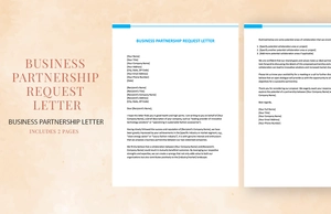 Business Partnership Request Letter