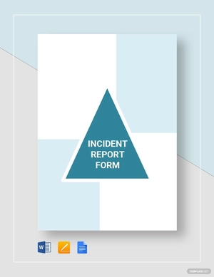 Incident Report Form Template