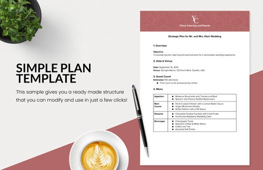 Simple Plan Template