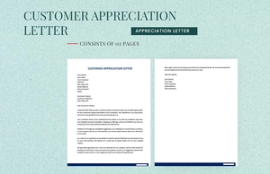 Customer Appreciation Letter