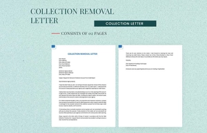 Collection Removal Letter