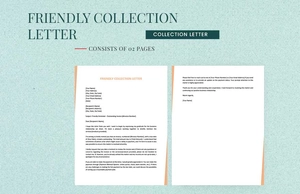 Friendly Collection Letter