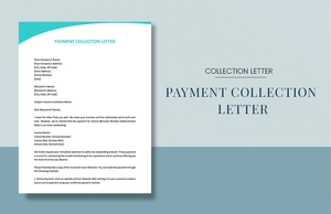 Payment Collection Letter