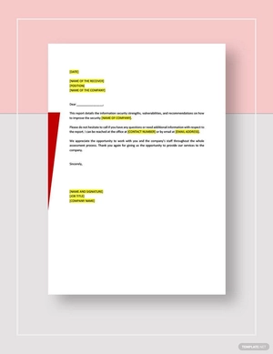 Security Assessment Report Template Security Assessment Report Template