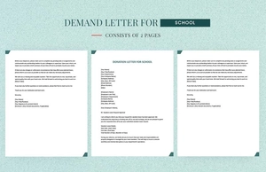 Donation Letter For School Donation Letter For School