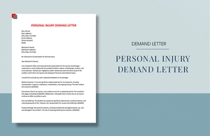 Personal Injury Demand Letter