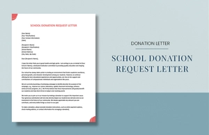 School Donation Request Letter School Donation Request Letter