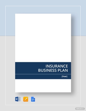 Insurance Business Plan Template Insurance Business Plan Template