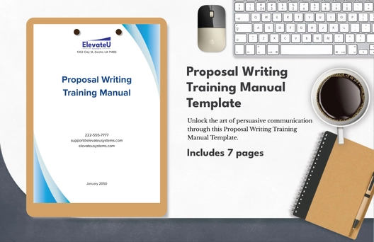 Proposal Writing Training Manual Template