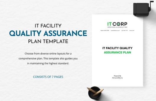 IT Facility Quality Assurance Plan Template