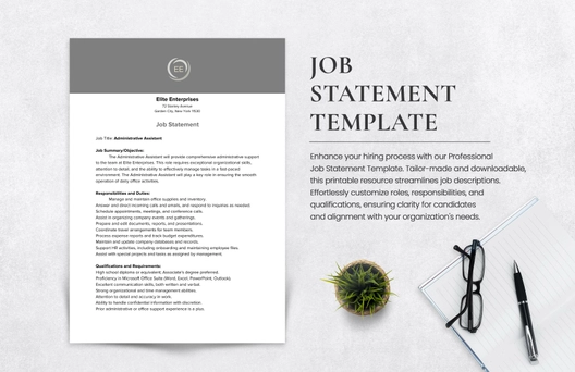 Job Statement Template