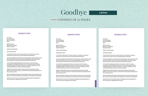 Goodbye Letter