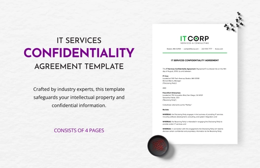 IT Services Confidentiality Agreement Template