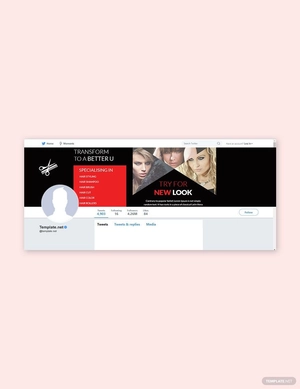 Barbershop Twitter Cover Template