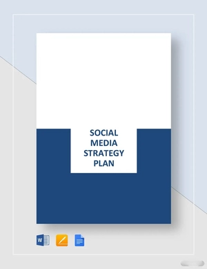 Social Media Strategy Plan Template