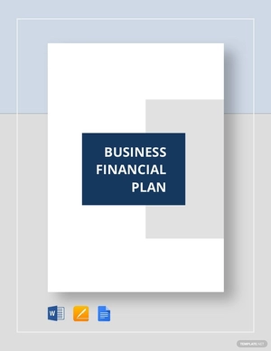 Business Financial Plan Template