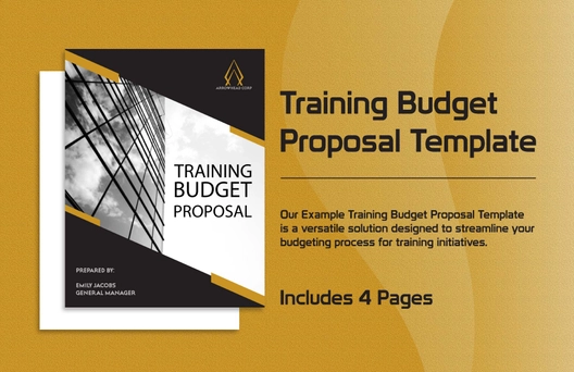 Training Budget Proposal Template