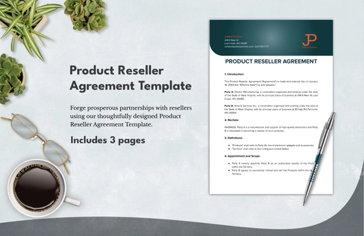 Product Reseller Agreement Template Product Reseller Agreement Template