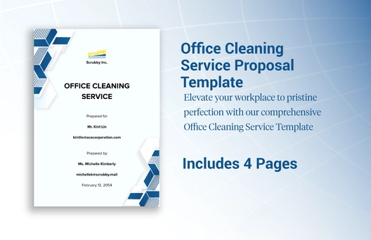 Office Cleaning Service Proposal Template