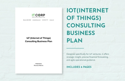 IoT (Internet of Things) Consulting Business Plan Template