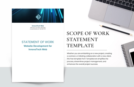 Scope of Work Statement Template