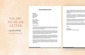 Salary Increase Letter