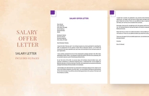Salary Offer Letter