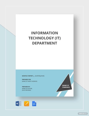 IT Report Template IT Report Template