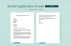 Rental Application Denial Letter