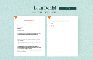 Loan Denial Letter