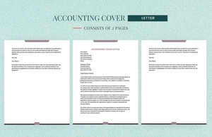 Accounting Cover Letter