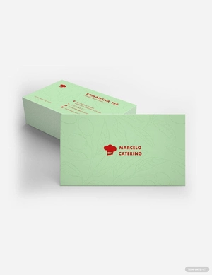 Catering Service Business Card Template