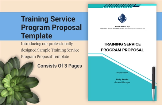 Training Service Program Proposal Template