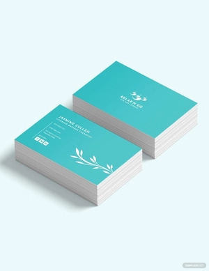 Licensed Massage Therapist Business Card Template