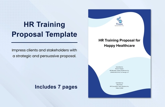 HR Training Proposal Template