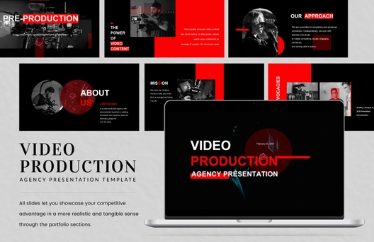 Video Production Agency Presentation template