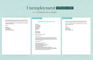Unemployment Verification Letter