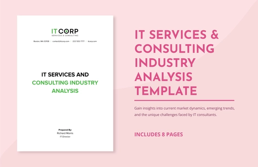 IT Services & Consulting Industry Analysis Template