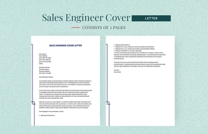 Sales Engineer Cover Letter