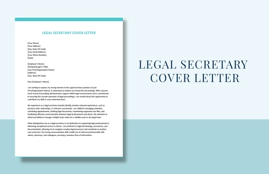 Legal Secretary Cover Letter